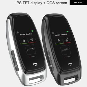 車用スマートLCDキータッチスクリーンBLUETOOTH 5.0接続キーレスエントリースムーズタッチワン ボタン スタートモデル - 8