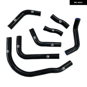 シリコン ラジエーター ホースキット 三菱 ランチア デルタ インテグラ ーレ 16V MKII 90-95 トヨタ MR2 SW20 - k8-76 black