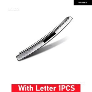 カーアクセサリー メルセデス ベンツ GLC300L/260L 2016-2022 リア バンパー プロテクター シル トランク トレッドプレート トリム バンパー - Silver Brushed B