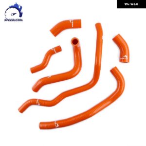 1985-2007 ヤマハ V MAX 1200 VMAX VMX12 シリコン ラジエーター クーラントホース パイプ キット - Orange