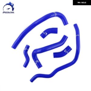 1985-2007 ヤマハ V MAX 1200 VMAX VMX12 シリコン ラジエーター クーラントホース パイプ キット - Blue