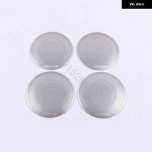 日産 X-TRAIL XTRAIL T32 2017-2021 カーアクセサリー ステンレス ドア高音 スピーカー カバー オーディオ フレーム トリム トリム - Silver