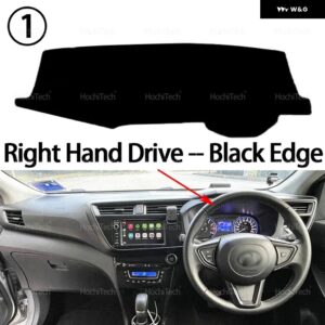 PERODUA MYVI M800 2018 - 22 アクセサリー ダッシュボード サンシェード カーペット ダッシュボード カバー パッド - Right Hand Black