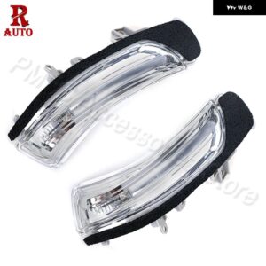 バックミラー ウィンカーランプ トヨタ プリウス レイツ マークX アバロン ウィッシュ クラウン 2009-2013 サイドミラー インジケーター ライト - 1 Left and 1 Right