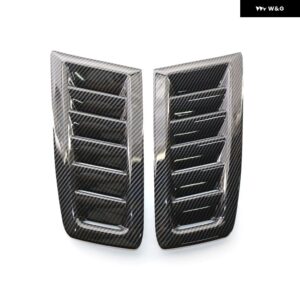 フロント エンジン フード ボンネット ベントフードエア アウトレット 装飾 スクープカー スタイリング フォード フォーカス MK2 2004-2011 MK3 2011-2015 - Carbon fiber style
