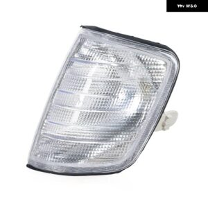 車用 コーナーライト フロントウィンカー インジケーター ランプ メルセデス ベンツ E クラス W124 1985-1994 1995 1996 1248261243 1248261143 - White-1Left