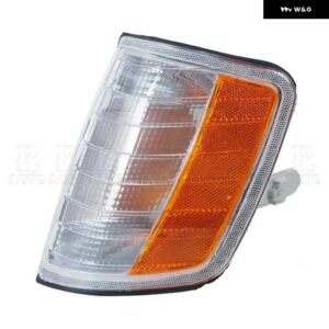 車用 コーナーライト フロントウィンカー インジケーター ランプ メルセデス ベンツ E クラス W124 1985-1994 1995 1996 1248261243 1248261143 - Yellow White-1Left