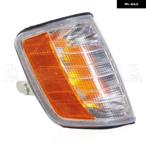 車用 コーナーライト フロントウィンカー インジケーター ランプ メルセデス ベンツ E クラス W124 1985-1994 1995 1996 1248261243 1248261143 - Yellow White-1Right