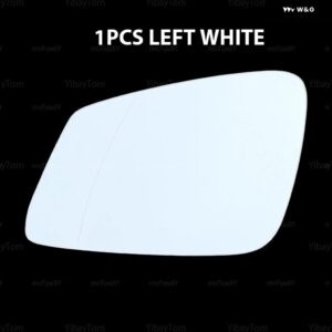 1個 電動ウィング 左右ミラー ガラス BMW 3シリーズ F30 F31 F34 318D 320D 320I 328I 335I 2011-2016 ブルー 加熱 - 1pcs left white