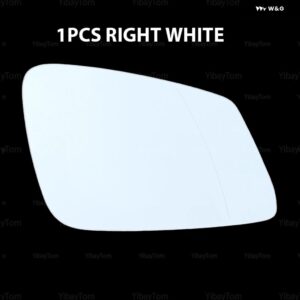 1個 電動ウィング 左右ミラー ガラス BMW 3シリーズ F30 F31 F34 318D 320D 320I 328I 335I 2011-2016 ブルー 加熱 - 1pcs right white