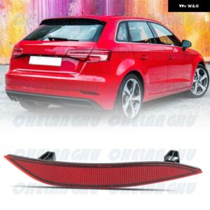 アウディ A3 ハッチバック 2017 - 20 リア バンパー リフレクター カーアクセサリー 8V0945105/8VD945105A 8V0945106/8VD945106A - 1 PC Right