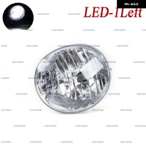 車用フロント バンパー フォグランプ フォグランプ フォグライト ヘッドライト レクサス ES330 2005-2006 トヨタ RAV4 アバロン 4 ランナー 81220-42050 - LED-1Left