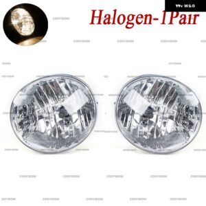 車用フロント バンパー フォグランプ フォグランプ フォグライト ヘッドライト レクサス ES330 2005-2006 トヨタ RAV4 アバロン 4 ランナー 81220-42050 - Halogen 1Pair