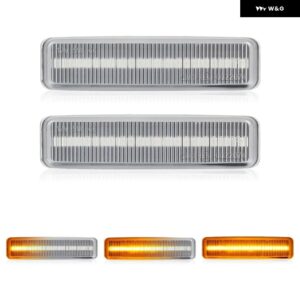 BMW 5シリーズ E39 520I 520D 523I 525D 525I 525TDS 528I 530D 530I 540I 540IP M5 LEDサイドマーカーランプ アンバー フェンダーウィンカー - Clear Dynamic Amber