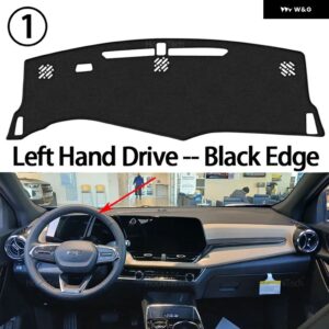 ダッシュボード カバー シボレー エクイノックス 2025 2026 2027 滑り止めマット ダッシュボード カバー パッド サンシェード ダッシュマット カーペット - Left Hand Black