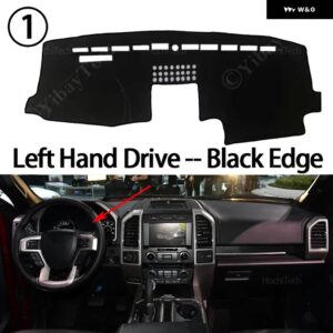 ダッシュボード カバー ボード 滑り止めマット パッド 車用サンシェード カーペット ラグ フォード Fシリーズ F-150 F150 P552 MK13 ロボ 2015-2020 - Left Hand Black