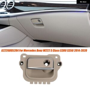車用 グローブ ボックス ハンドル蓋 A2226805204 メルセデス ベンツ W222 S クラス S300 S350 2014-2020 ツール ボックス スイッチバックルハンドル - beige