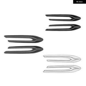 車用サイドウィングエンブレムカバー トリム ステッカー 車 外装 スタイリング サイドウィングフェンダー マツダ CX-60 2022+ RHD - Silver