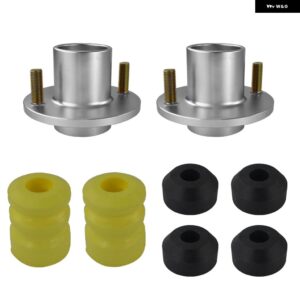 2個 ショックトップハット 92-00 シビック デルソル インテグラ コイルオーバー ショックトップ マウント ハット ストラットタワー VR-STH81 - Silver