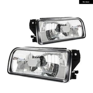 フロント バンパー フォグランプ 1組 電球 なし BMW M3 E36 1992-1998 車用 ヘッドライト フォグランプ 63178357389 63178357390 - clear