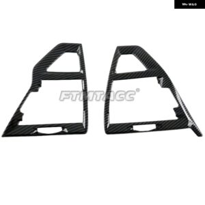 BMW X3 X4 G01 G02 2022 ABSカーボン/ピーチウッドカーサイド エアコン エア アウトレット ベントカバー トリム インテリア アクセサリー - ABS carbon fibre