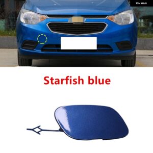 車用フロント バンパー 牽引フックカバー キャップ シボレー セイル3 2015-2017 - Starfish blue