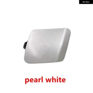 フロント バンパー 牽引フックカバー キャップ トヨタ カローラ 2014 - 16 - 1pcs Pearl white