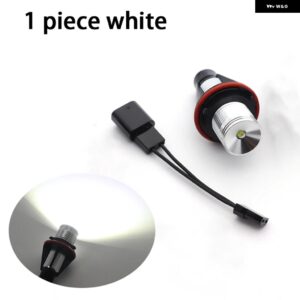 カラフルで明20W LEDエンジェルアイ マーカーライト バルブ ランプ BMW E87 E39 M5 E60 E61 E63 E64 M6 E65 E66 E83 X3 E53 X5 2000-2008 - 1 pc white color
