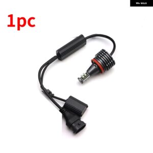 エンジェルアイズ リング バルブ ランプライト 6000K ホワイト BMW X1 E84 キセノン ヘッドライト 2009-2015 120W H8 LEDマーカー バルブ デイタイム ライト - 1pc White Color