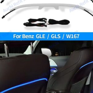 64色シートバックライト メルセデス ベンツ 2020 GLE350 W167 GLS450 AMG GLE53 インテリア 装飾 アンビエントライト キット - W167 Seat light
