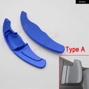 ホンダ ジャズ シビック シティ CR-V HR-V WR-V ヴェベル インサイト アキュラ 車用 ステアリングホイール シフト パドル DSG エクステンション ステッカー - type A blue