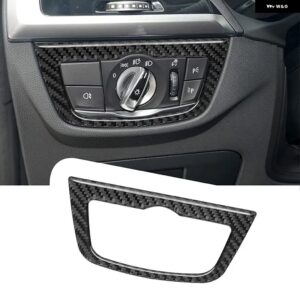 4個入り 車ドアウィンドウリフト コントロール スイッチ パネル カバー トリム BMW X3 X4 G01 G02 2018 - 21 ABS カーボン - Headlight Switch