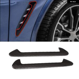 4個入り 車ドアウィンドウリフト コントロール スイッチ パネル カバー トリム BMW X3 X4 G01 G02 2018 - 21 ABS カーボン - Side Air Vent Trim