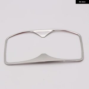 カーアクセサリー プジョー 3008 5008 GT 2017 - 21 ステンレス インテリア ウォーターカップ ホルダー フレーム カバー トリム - Silver