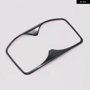 カーアクセサリー プジョー 3008 5008 GT 2017 - 21 ステンレス インテリア ウォーターカップ ホルダー フレーム カバー トリム - black