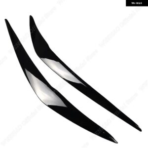 2個 ABS 光沢 ヘッドライト アイブロウ BMW 1ER F20 F21 フェイスリフト 116I 118I 120I 125I M135I M140I 2015-2019 アクセサリー - Gloss Black