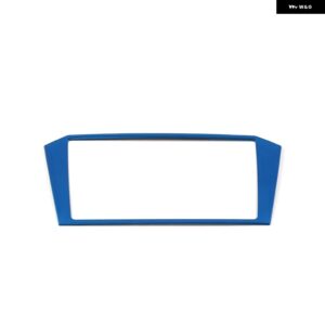 VW フォルクスワーゲン パサート B8 / アルテオン / ワゴン 2017-2022 ステンレス 9.25インチ GPS スクリーン ナビゲーション フレーム トリム ステッカー - blue