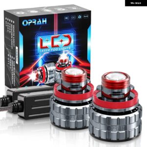 レーザーレンズ H7 LED フォグランプ バルブ H11 LED フォグランプ 9005 HB3 9006 HB4 CSP 8000K 6000K 3000K ターボ フォグランプ 車 12V 24V