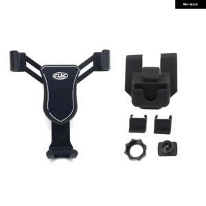 7インチスクリーン メルセデス ベンツ C クラス GLC 2016 2017 2018 車用 エアベント マウント ブラケット 携帯電話 ホルダー 携帯電話クレードル - black