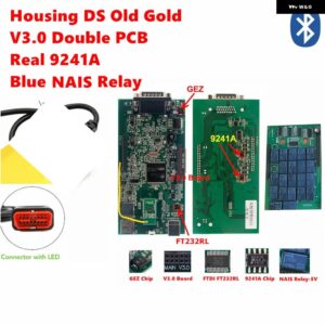 MULTIDIAG PRO+ TCS V3.0 NECリレー 9241チップ BLUETOOTH USB 2021.10 コードリーダー 車/ トラック 診断スキャナー - Gold DS
