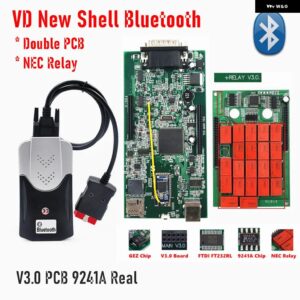 MULTIDIAG PRO+ TCS V3.0 NECリレー 9241チップ BLUETOOTH USB 2021.10 コードリーダー 車/ トラック 診断スキャナー - RED VD150