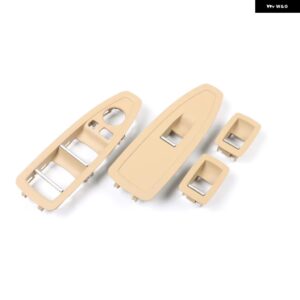 車窓リフターカバー トリム BMW F30 F31 F80 F83 ウィンドウリフター コントロール スイッチウィンドウクローザーリフティングデバイス ボタン カバー - Cream