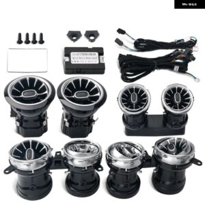 64色LED エアベント メルセデス ベンツ W213 E クラス 4D回転ツイーター スピーカー シートスクリーン アンビエントライト アップグレード アクセサリー - Front Rear Vents