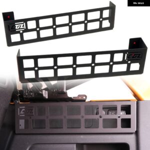 モール パネル フォード ブロンコ 4ドア 2021 - 24 リア トランク シェルフ 整理整頓 モジュラー 収納 ラック カーゴ オーガナイザー ラック - side storage frame