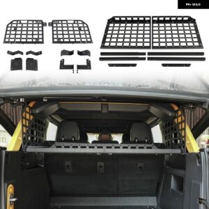 モール パネル フォード ブロンコ 4ドア 2021 - 24 リア トランク シェルフ 整理整頓 モジュラー 収納 ラック カーゴ オーガナイザー ラック - trunk shelf
