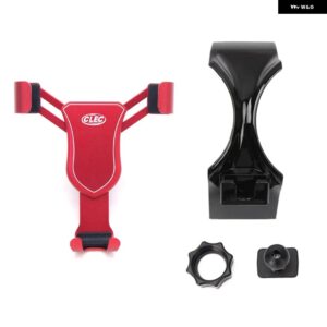 メルセデス ベンツ A クラス W177 2019-2021 CLA C118 2019 2020 車用 コンソール エアベント マウント クレードルスマートフォン ホルダー 電話 ブラケット - red