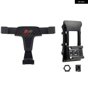 車用電話 ホルダー VW フォルクスワーゲン ゴルフ 6 2008 - 12 コンソール エアベント マウント 携帯電話 スタンド 携帯電話クリップ - Carbon Fiber Look