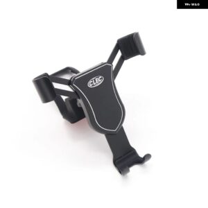 トヨタ C-HR CHR 2016-2022 アクセサリー 車用 エアベント マウント クレードル 携帯電話 ホルダー 携帯電話 ブラケット スマートフォン スタンド - black