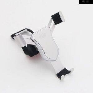 トヨタ C-HR CHR 2016-2022 アクセサリー 車用 エアベント マウント クレードル 携帯電話 ホルダー 携帯電話 ブラケット スマートフォン スタンド - Silver