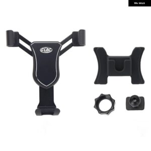 アウディ Q2 2016 - 20 車用 ダッシュボード コンソール エアベント マウント クレードル携帯電話 ホルダー スタンド スマートフォン ブラケット - black